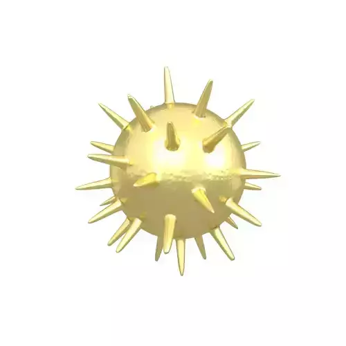 Virus v3 010 Low-poly 3D model