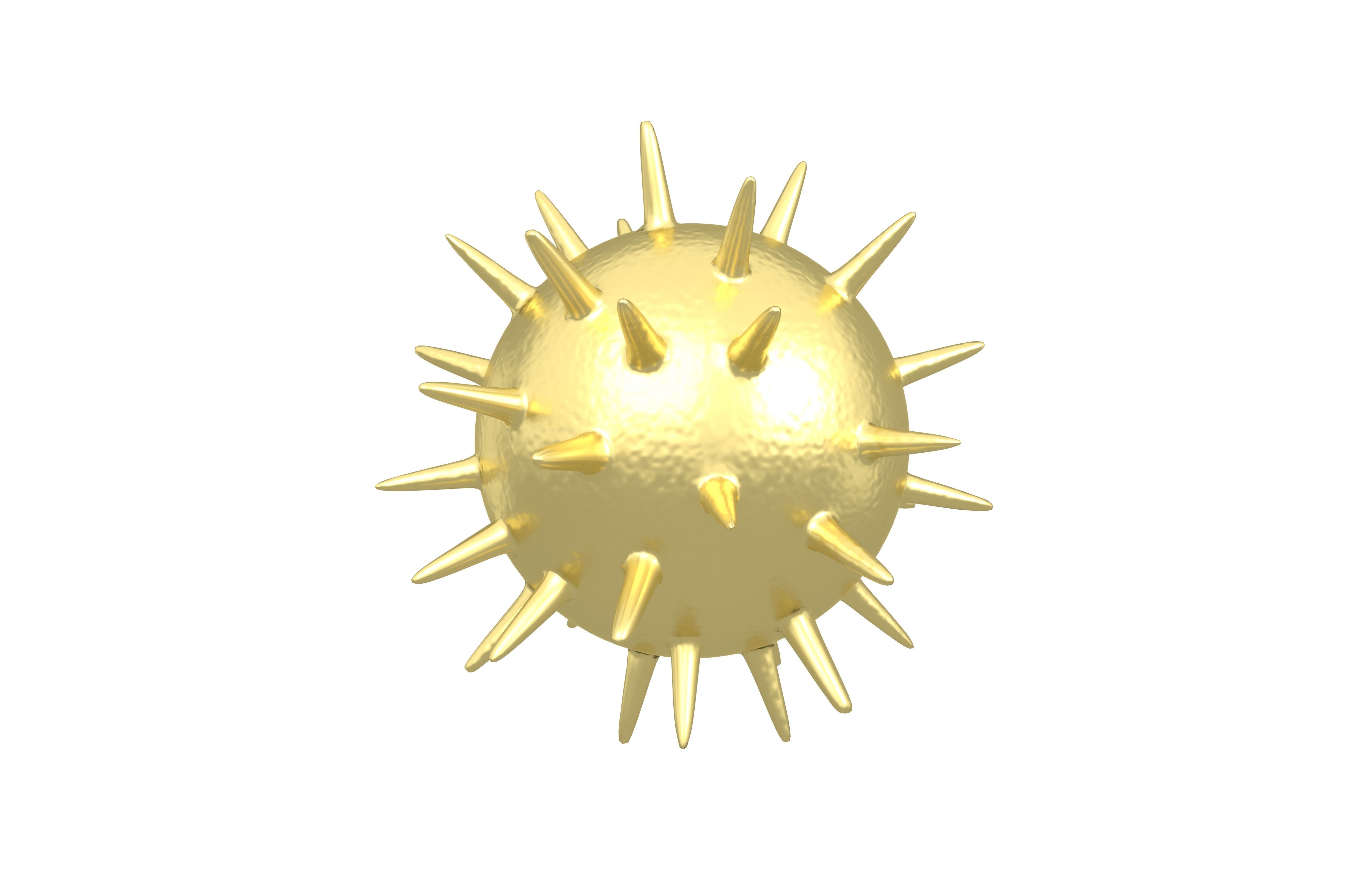 Virus v3 010 Low-poly 3D model_1