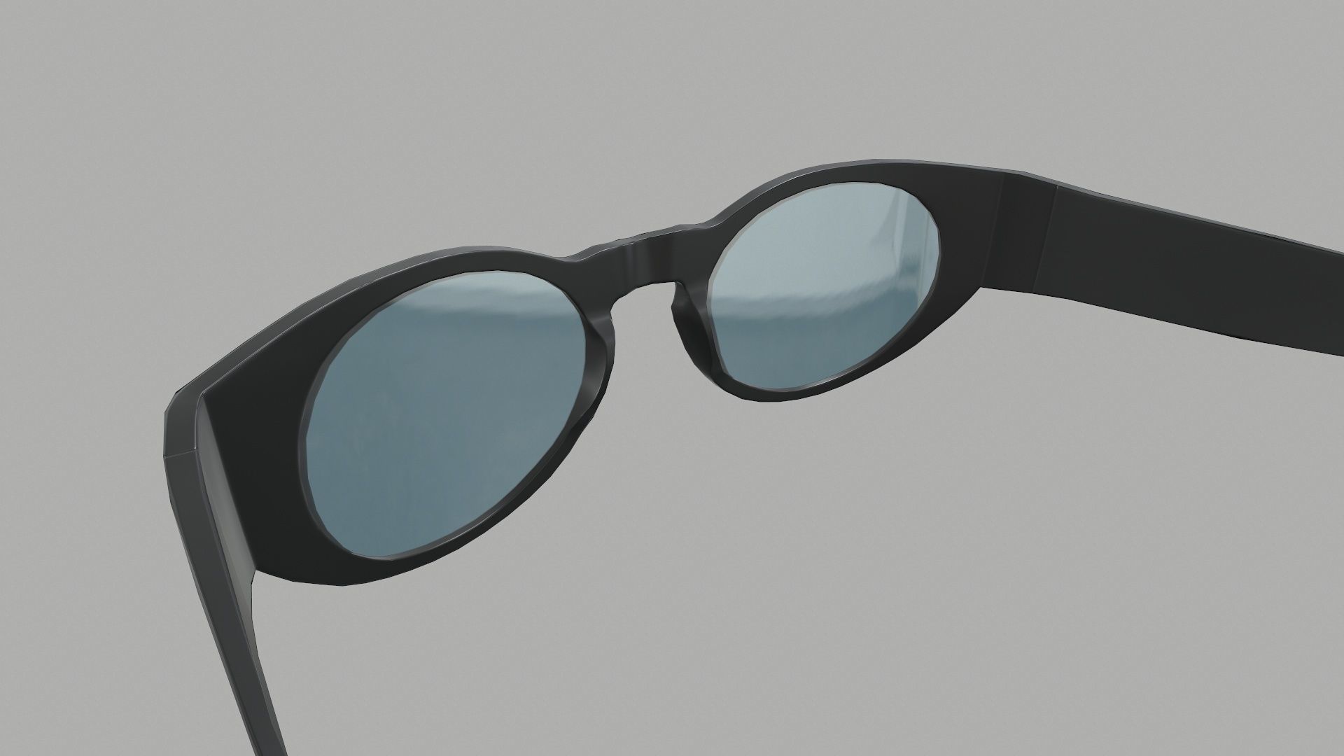 Sunglass for games Low-poly 3D model_11
