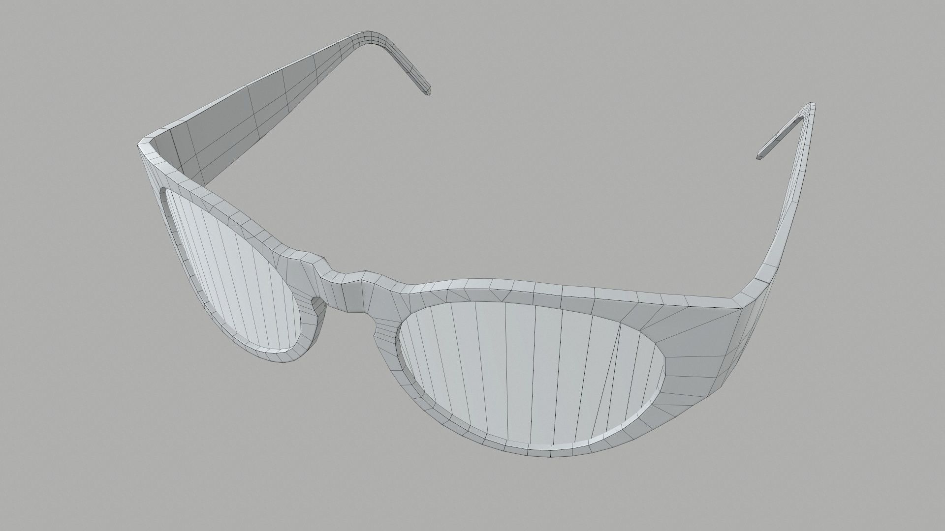 Sunglass for games Low-poly 3D model_33