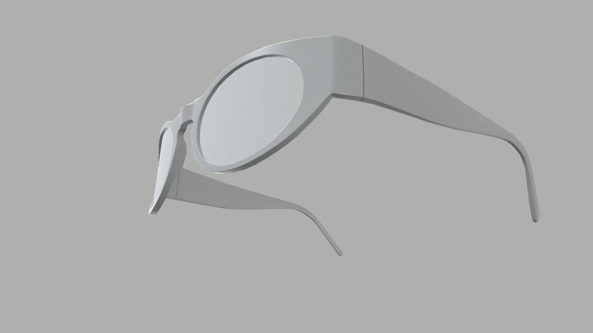Sunglass for games Low-poly 3D model_21