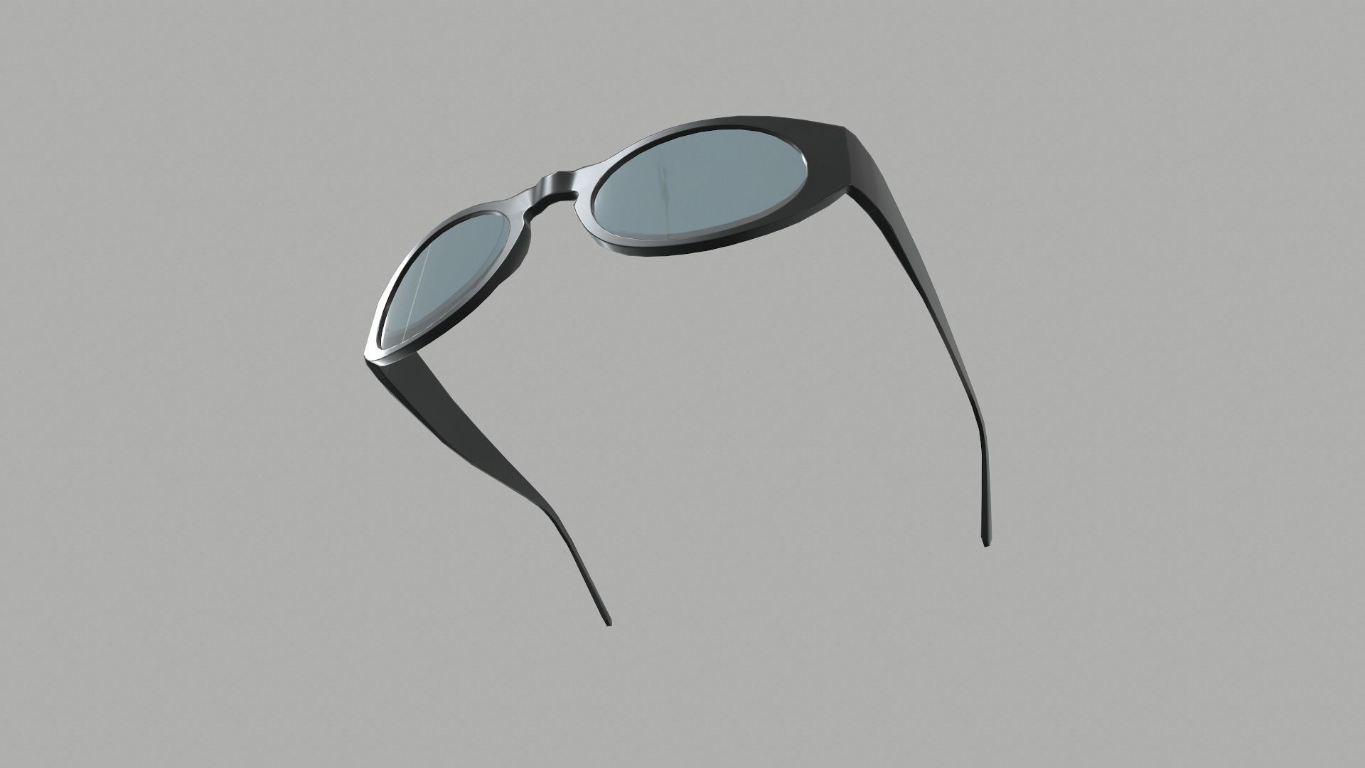 Sunglass for games Low-poly 3D model_4