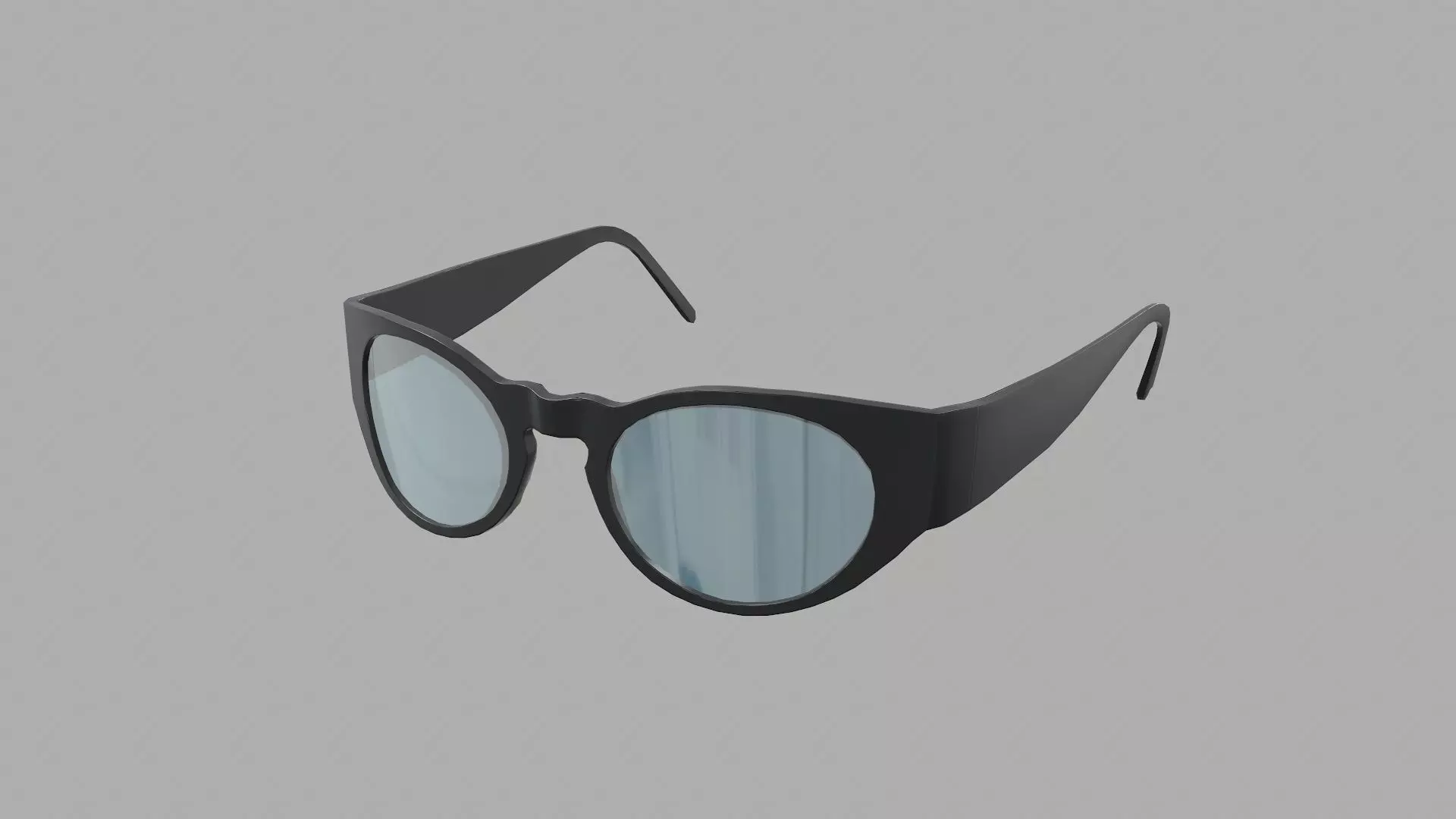 Sunglass for games Low-poly 3D model_0