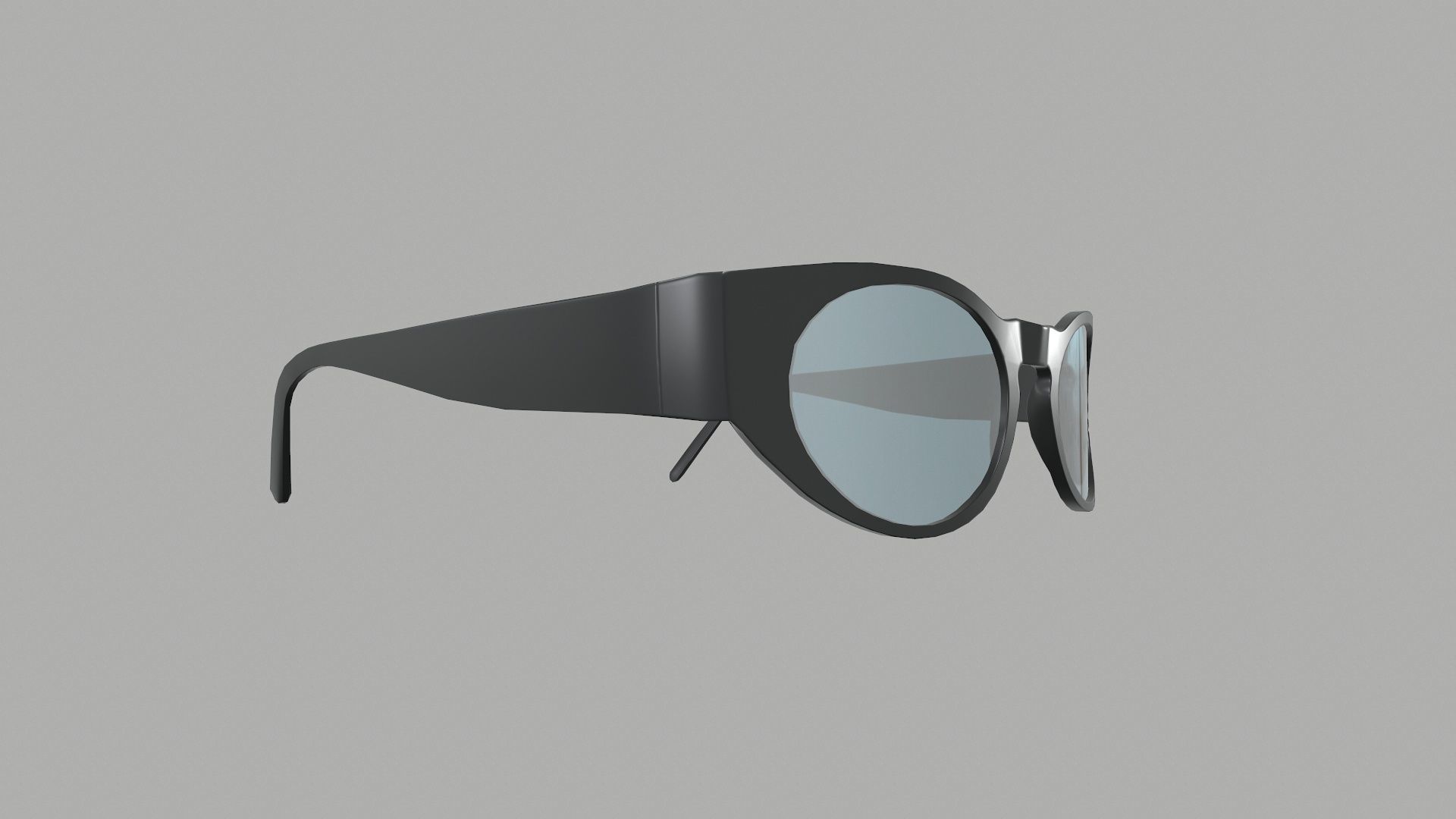 Sunglass for games Low-poly 3D model_10