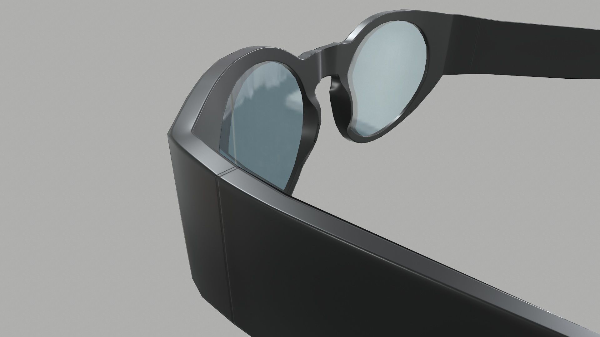 Sunglass for games Low-poly 3D model_14