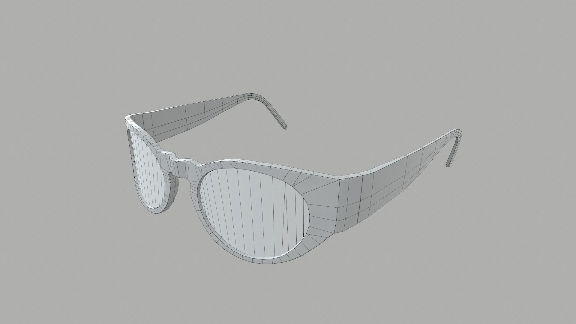 Sunglass for games Low-poly 3D model_30