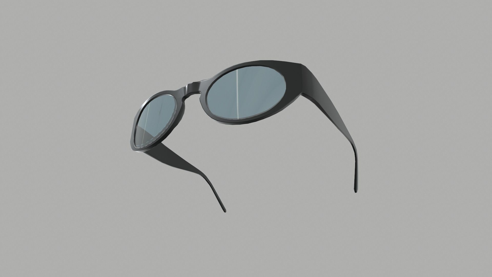 Sunglass for games Low-poly 3D model_36