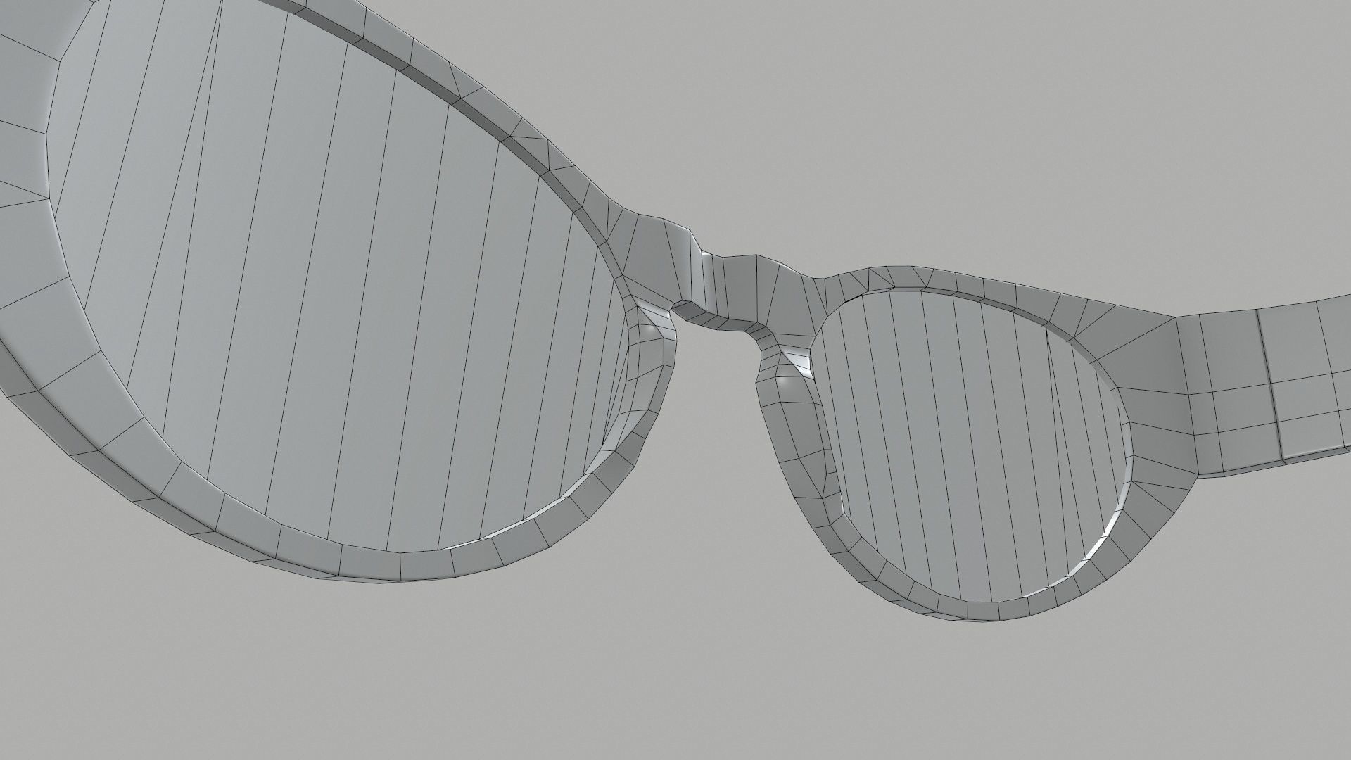 Sunglass for games Low-poly 3D model_34