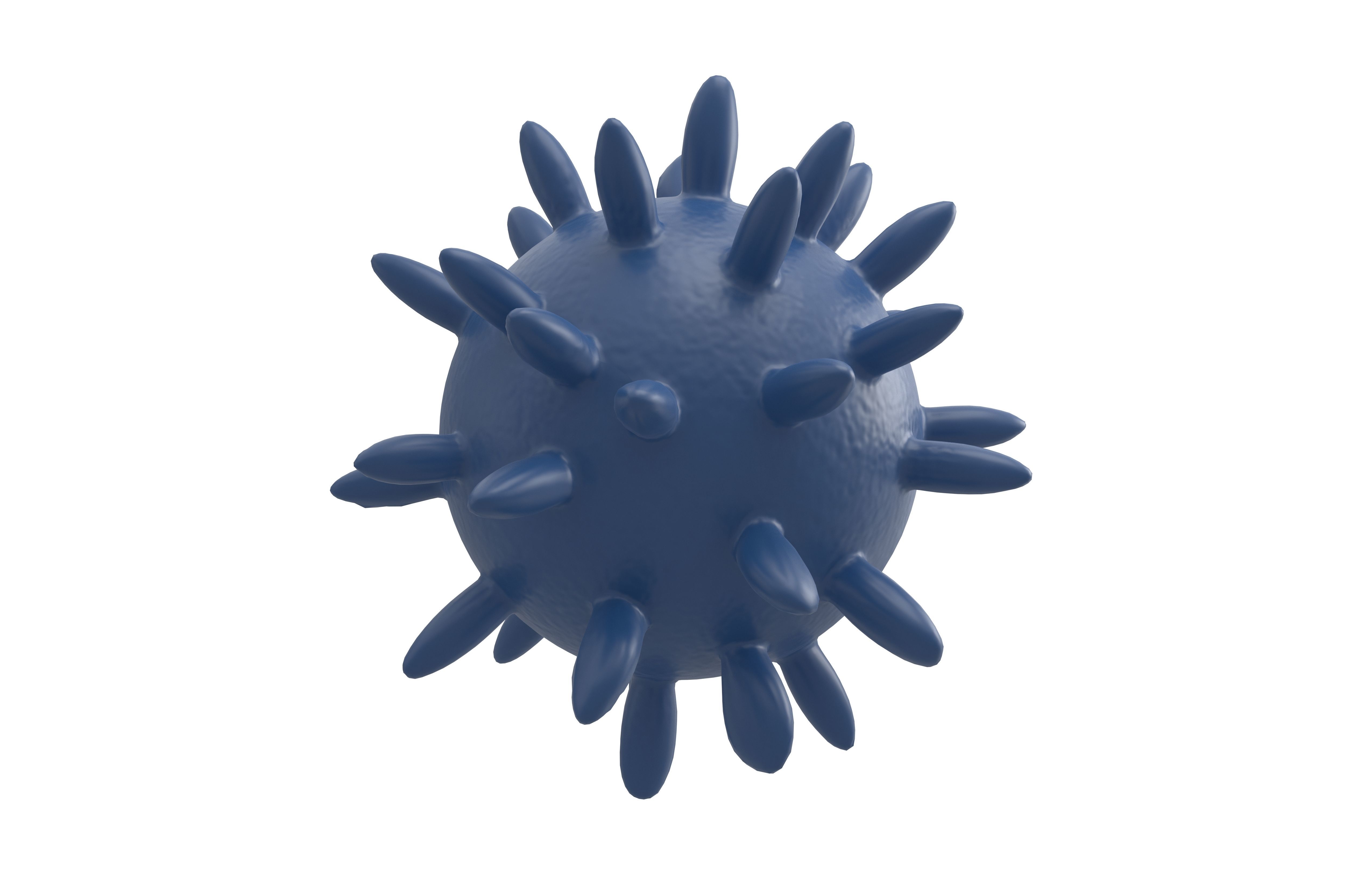 Virus v4 001 Low-poly 3D model_2