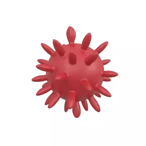 Virus v4 002 Low-poly 3D model