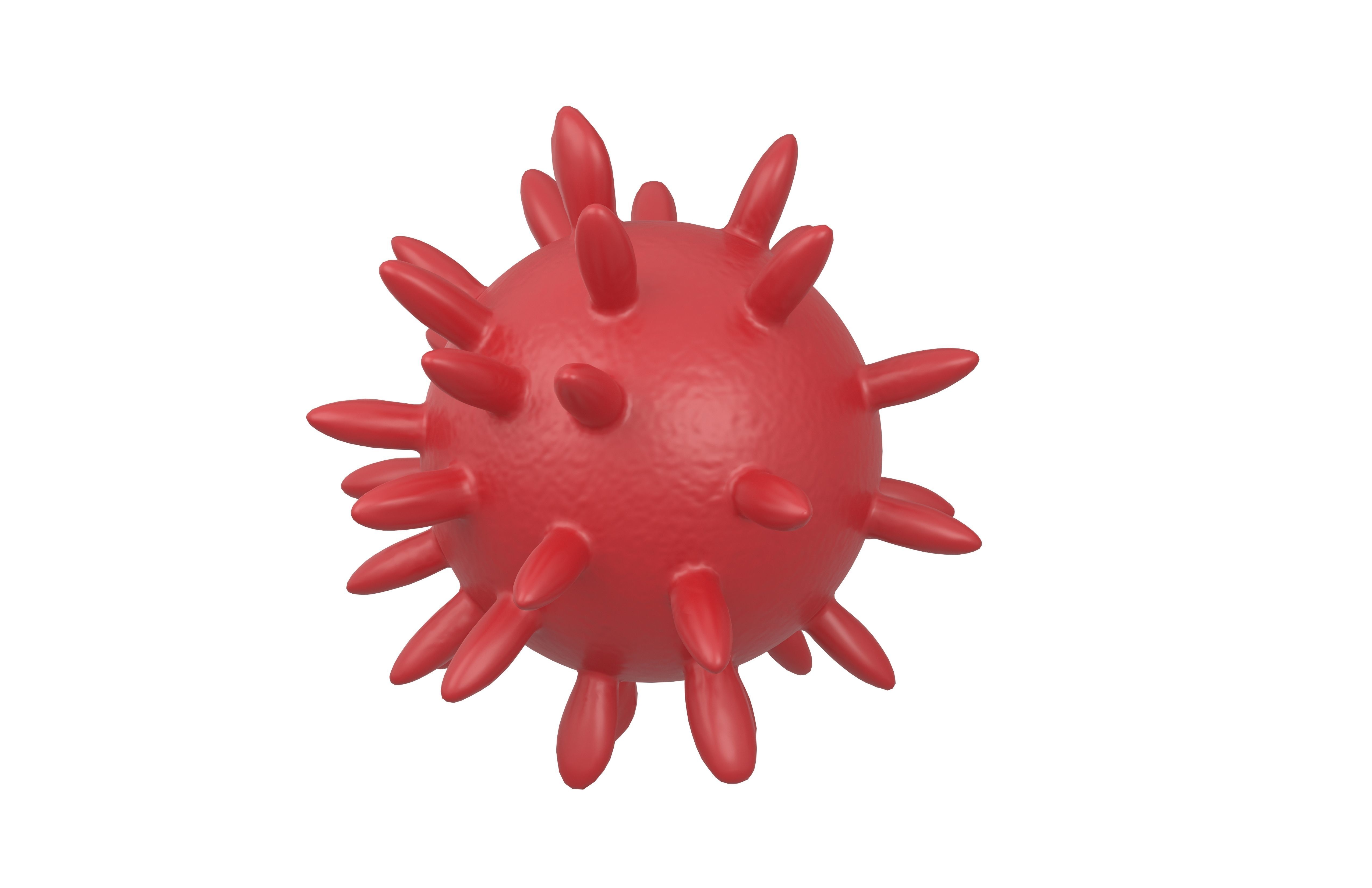 Virus v4 002 Low-poly 3D model_2