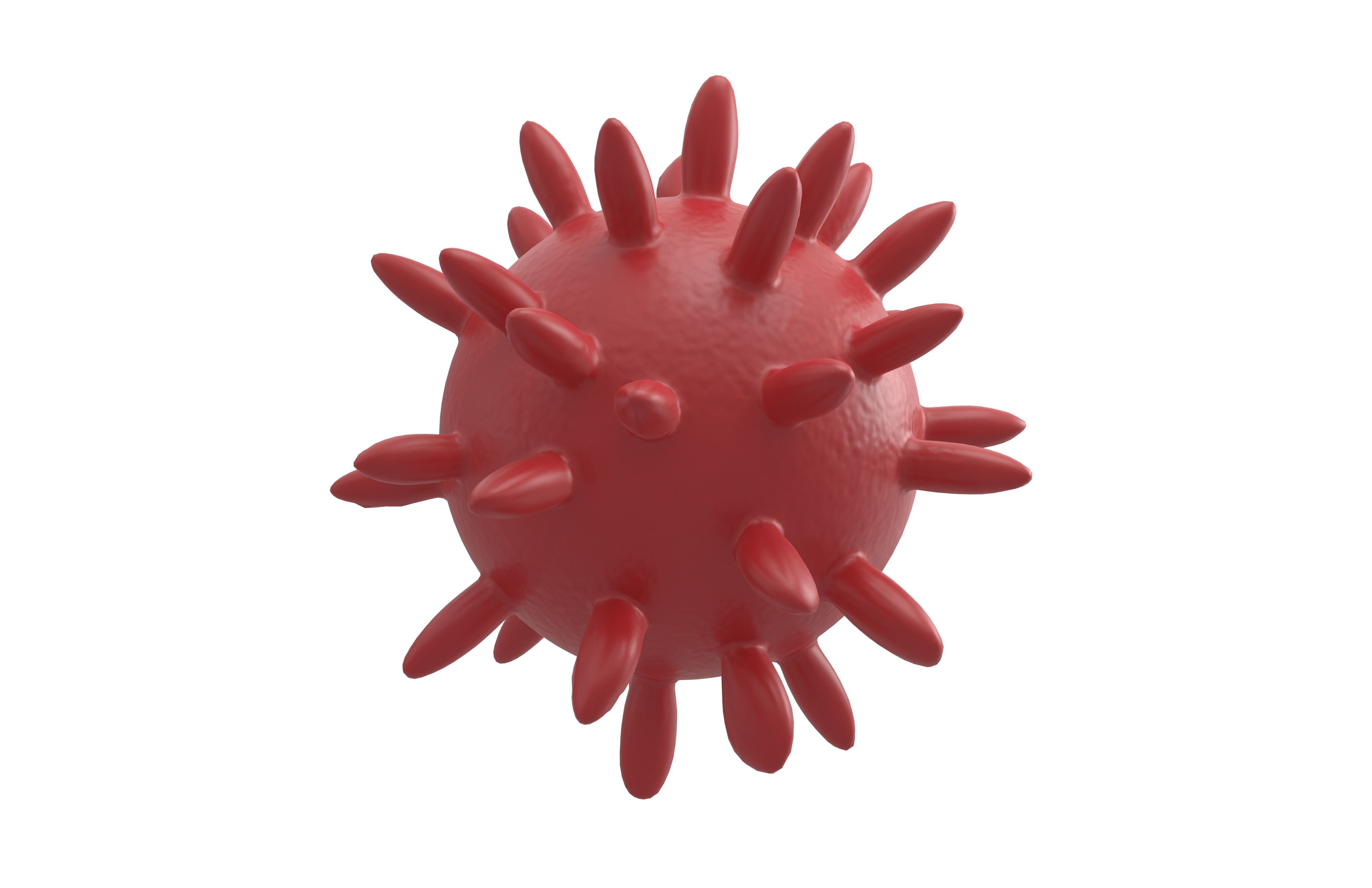 Virus v4 002 Low-poly 3D model_3
