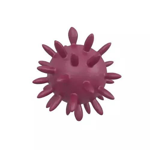 Virus v4 003 Low-poly 3D model