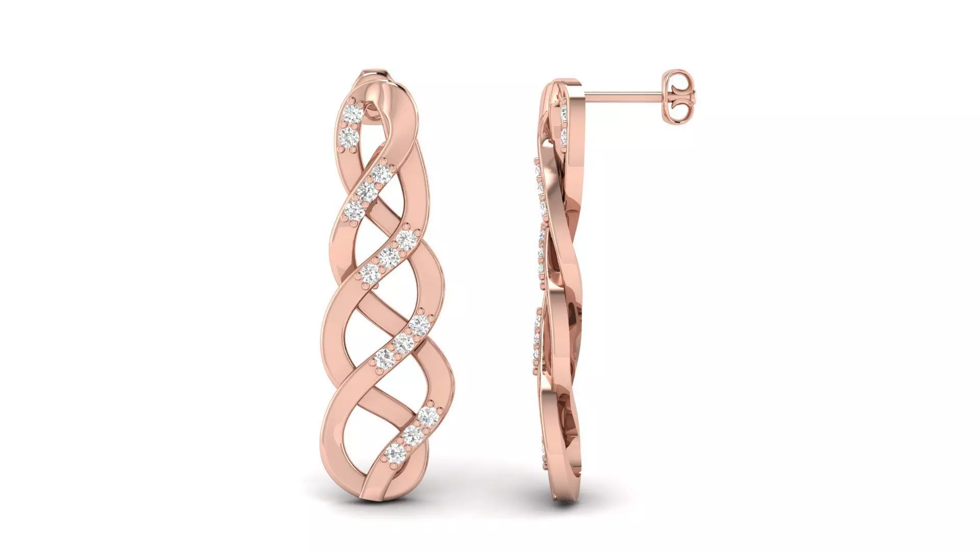 Earings 001 3D print model_0