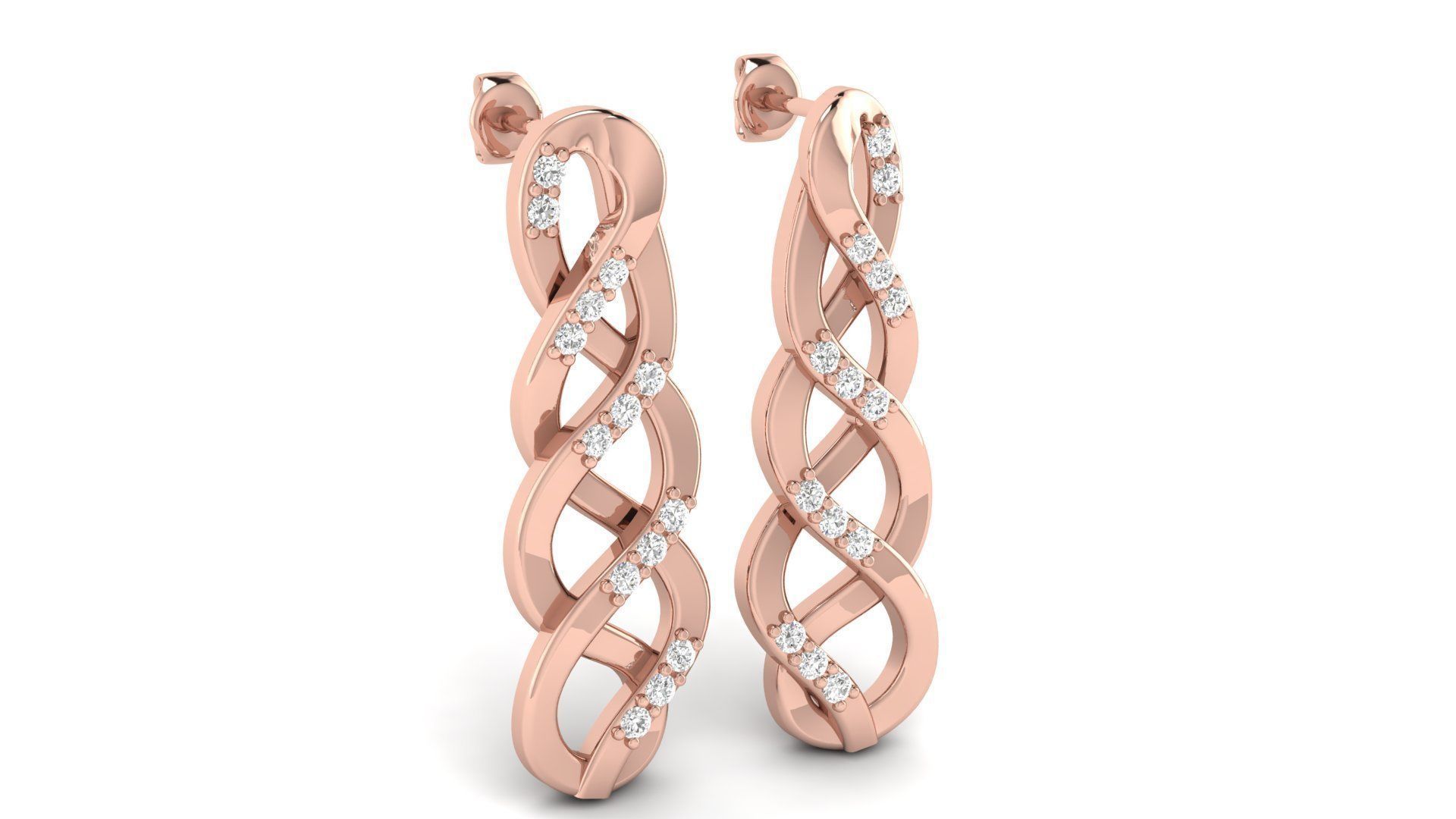 Earings 001 3D print model_1