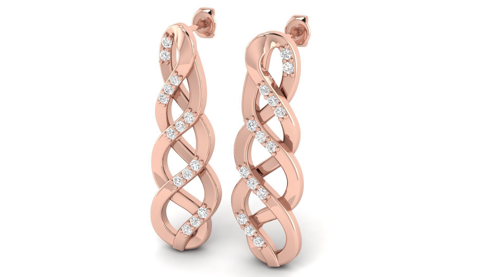 Earings 001 3D print model_4