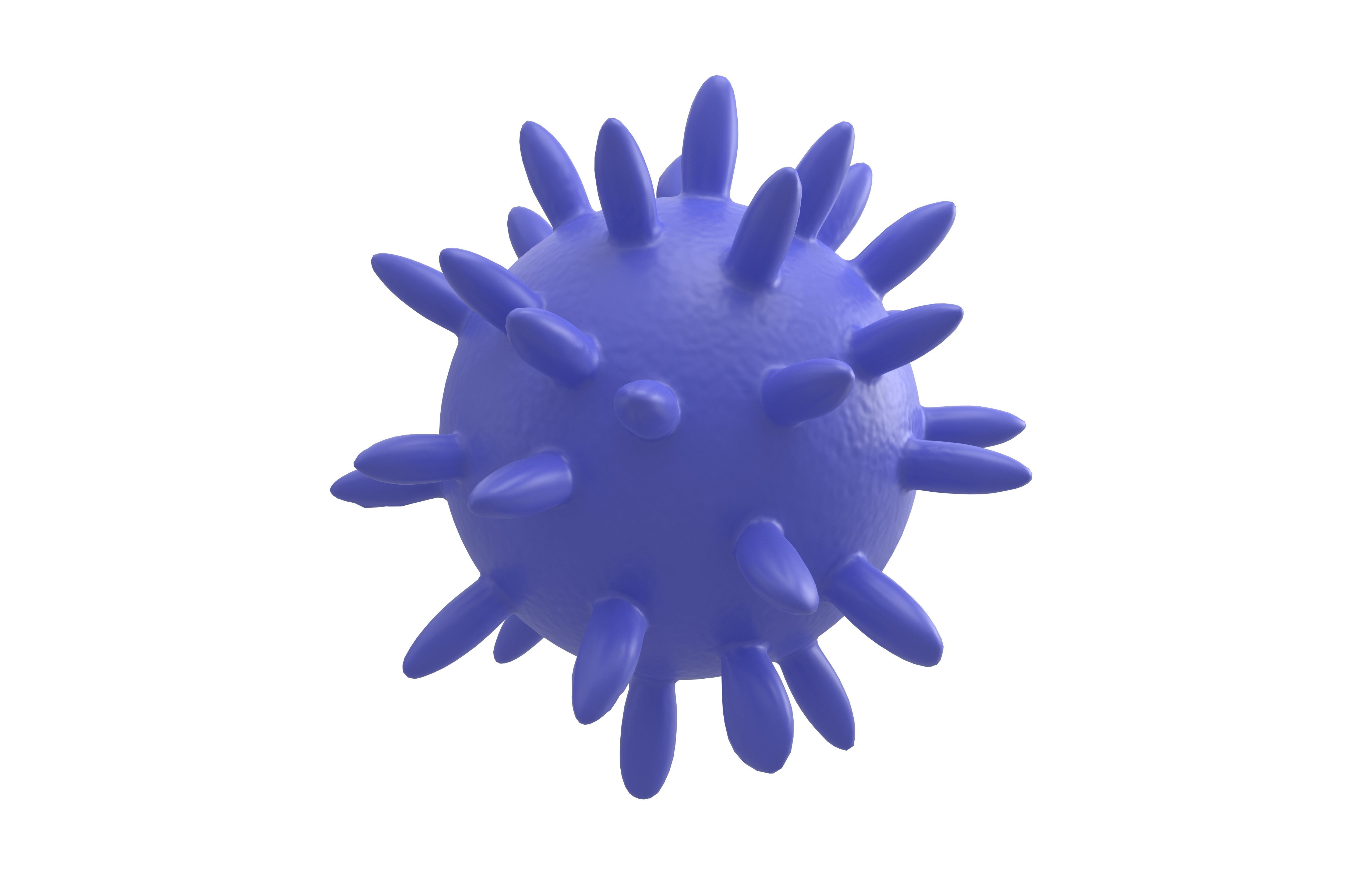 Virus v4 006 Low-poly 3D model_2