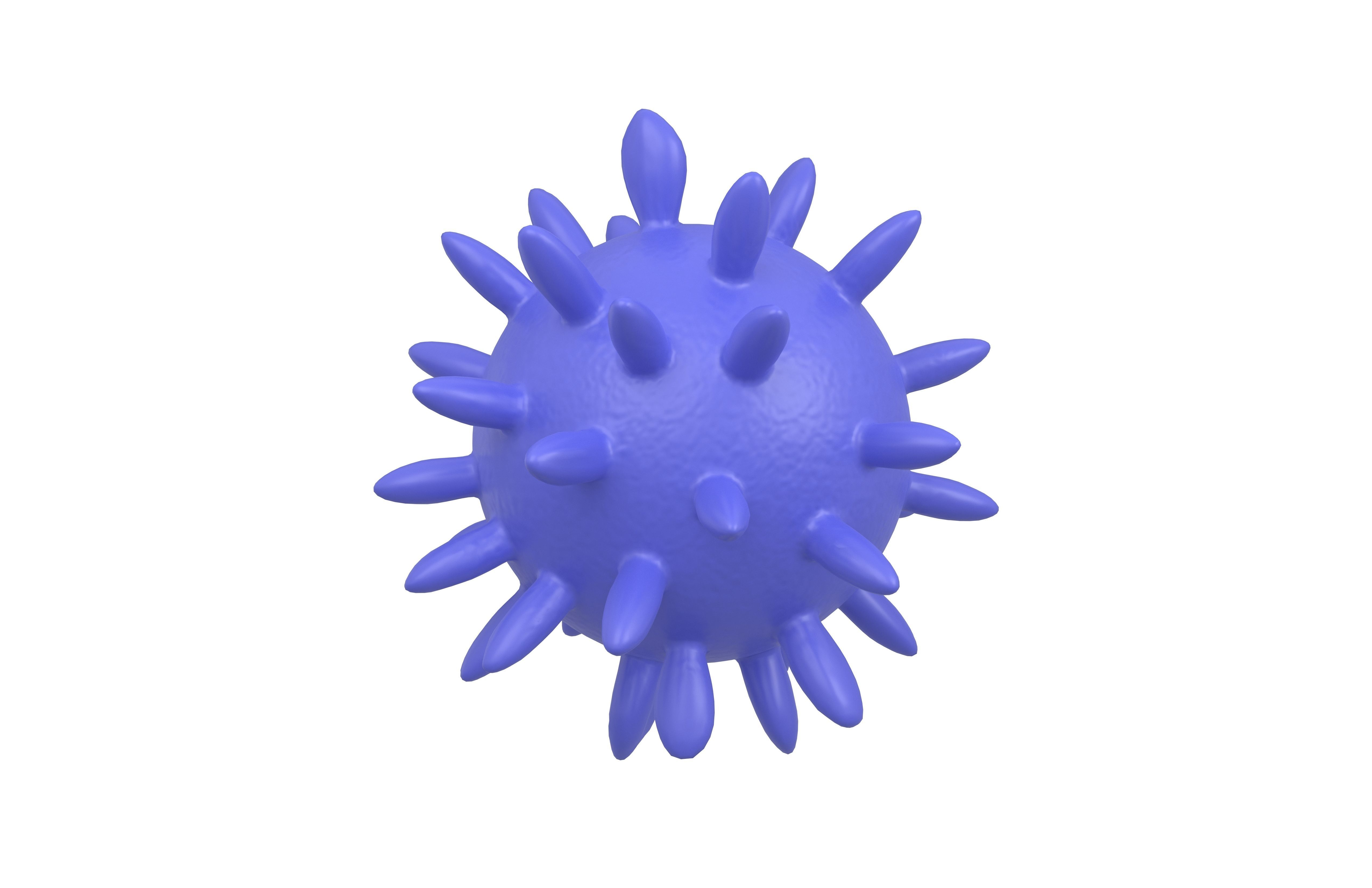 Virus v4 006 Low-poly 3D model_1