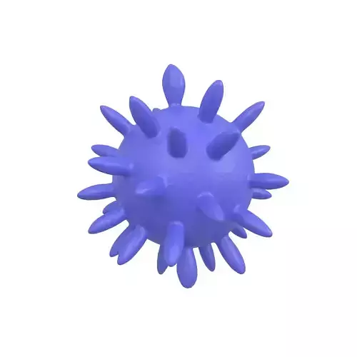 Virus v4 006 Low-poly 3D model