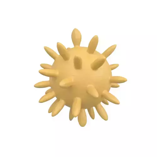 Virus v4 008 Low-poly 3D model