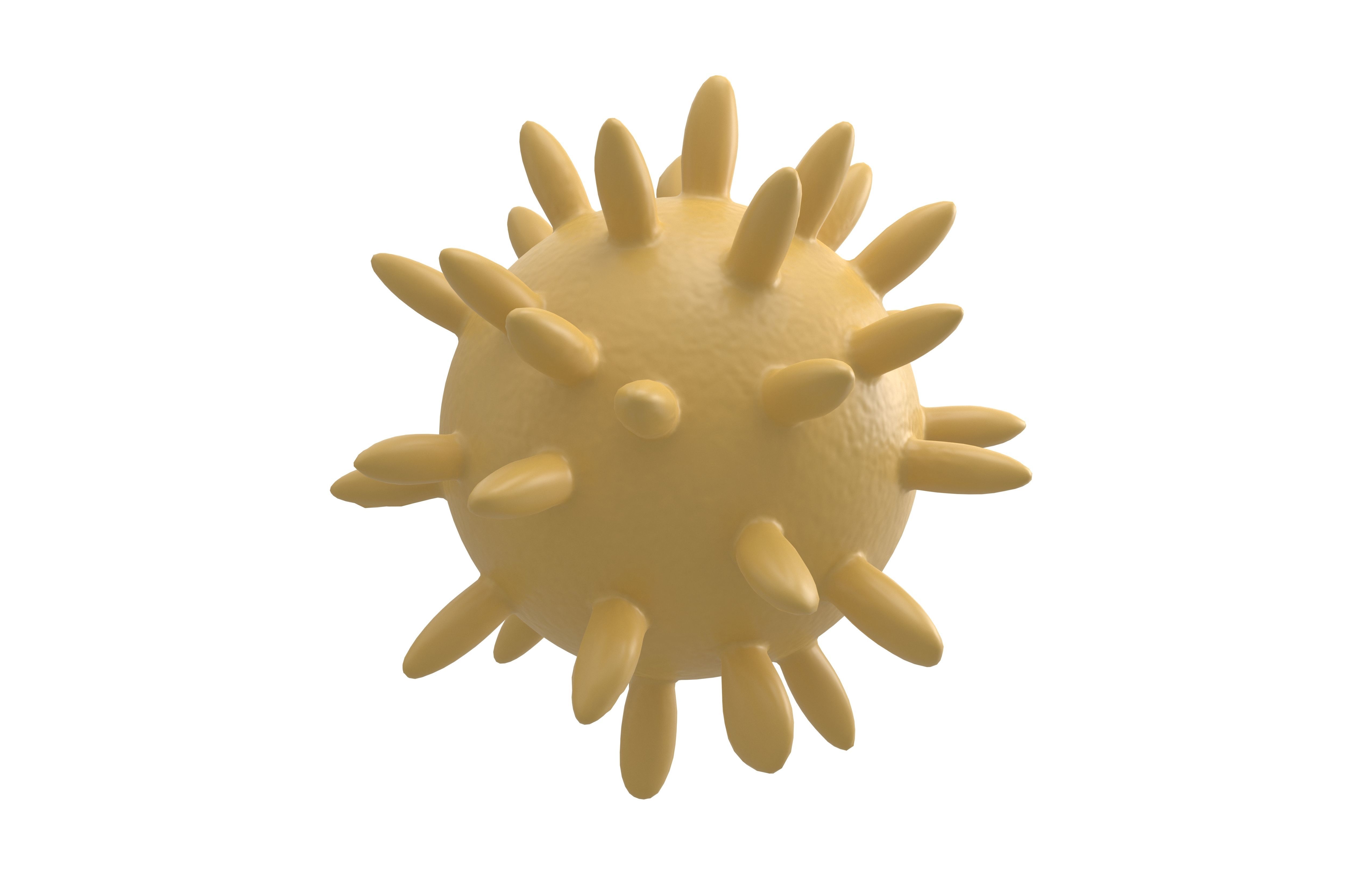 Virus v4 008 Low-poly 3D model_3