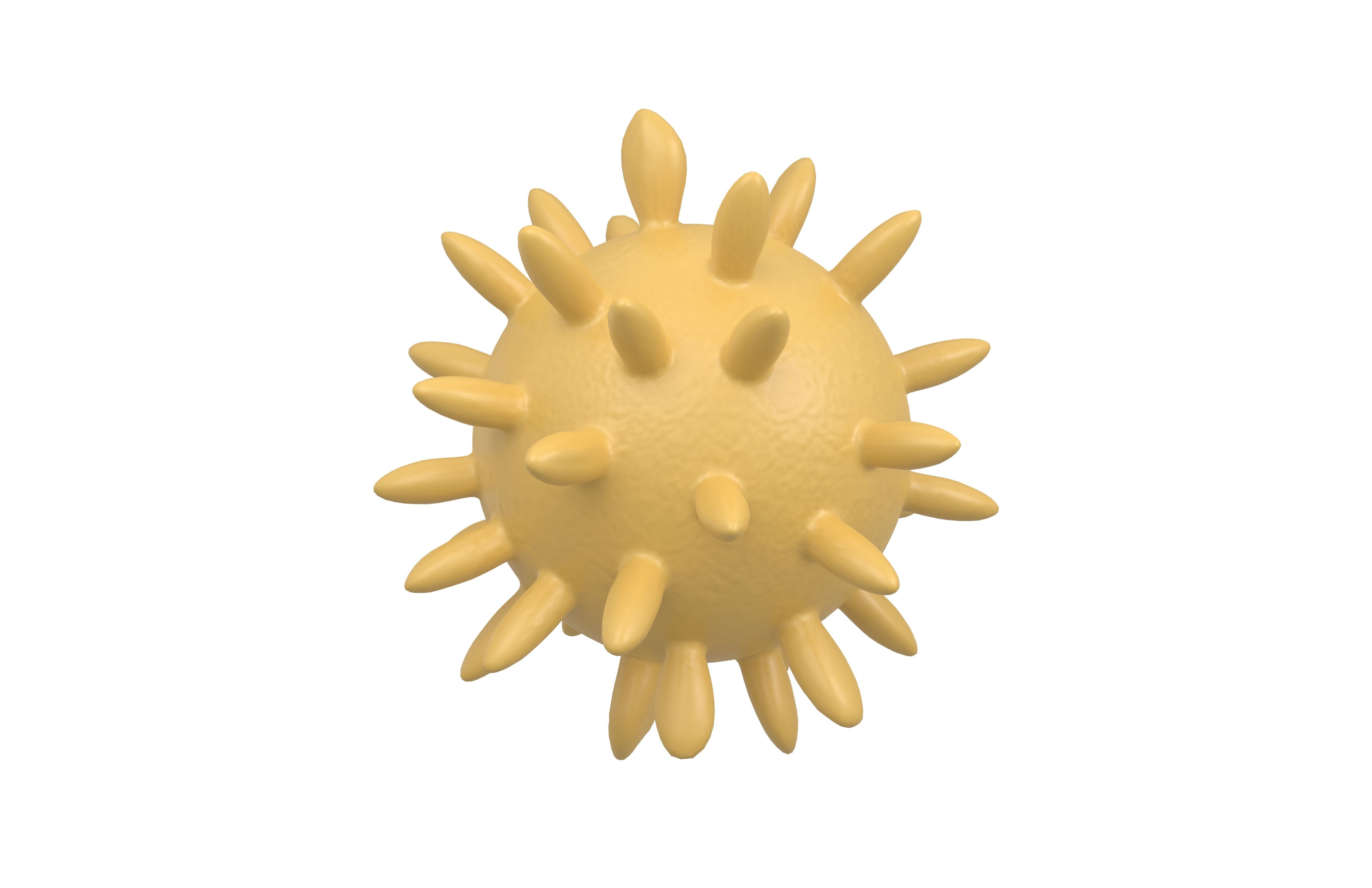 Virus v4 008 Low-poly 3D model_1