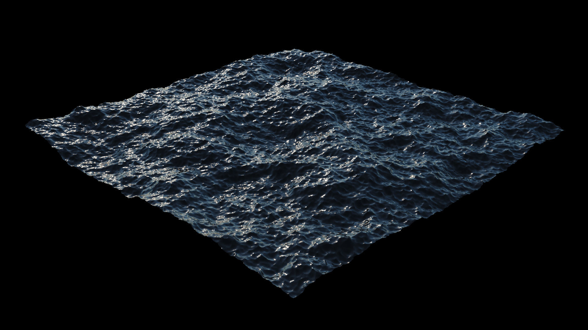 No plugin animated 3d ocean 3D model_5