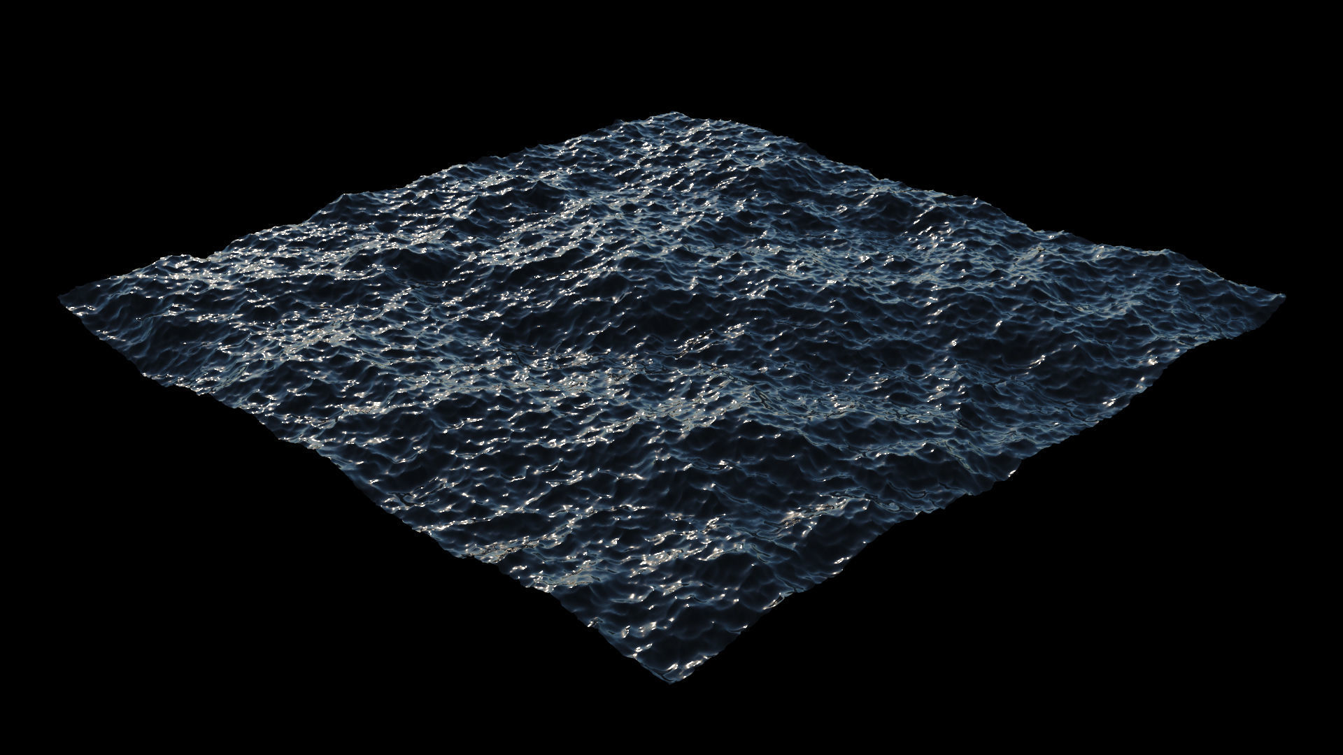 No plugin animated 3d ocean 3D model_6