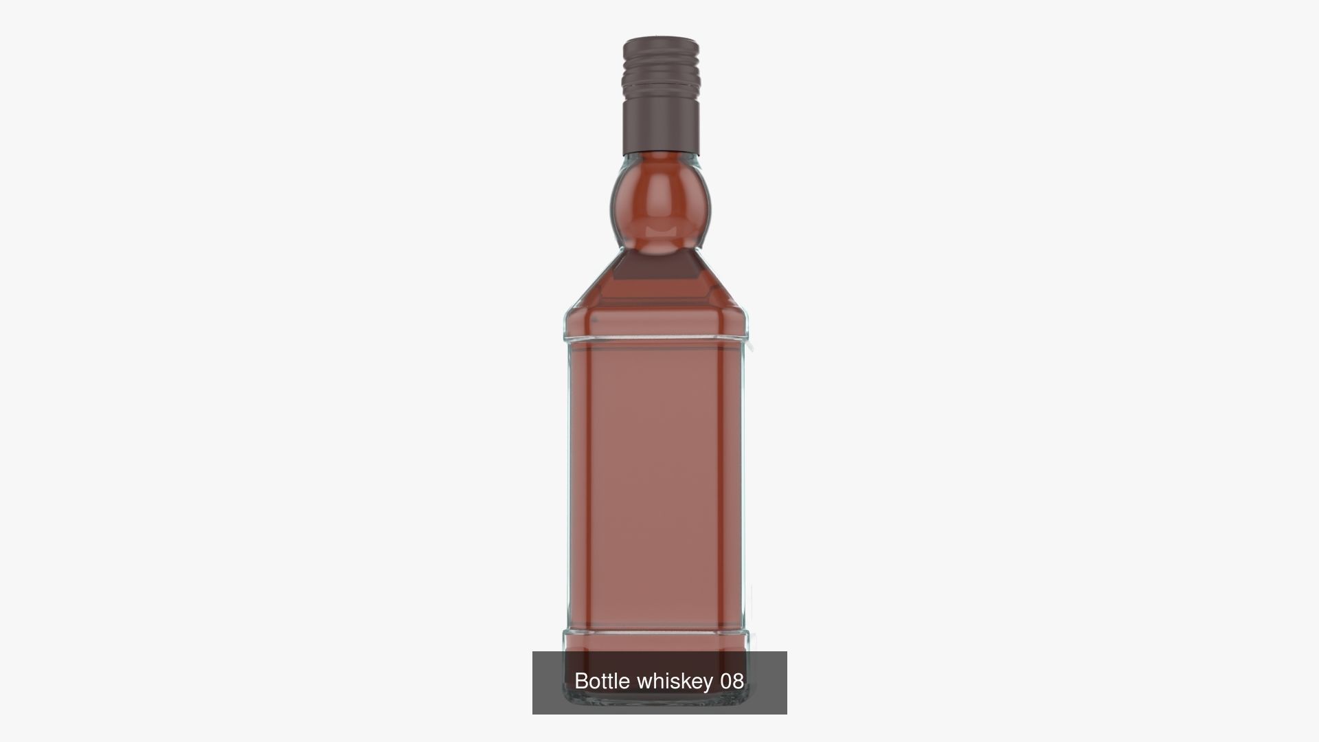 whiskey glass bottles vol1 3D Model Collection_8