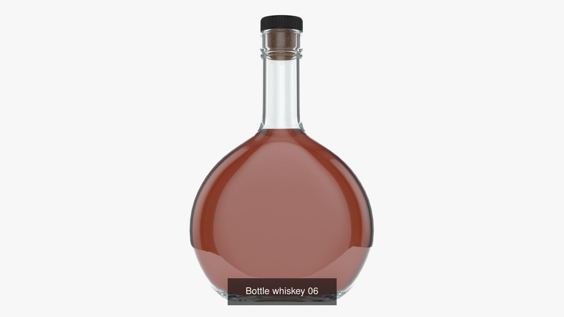 whiskey glass bottles vol1 3D Model Collection_6