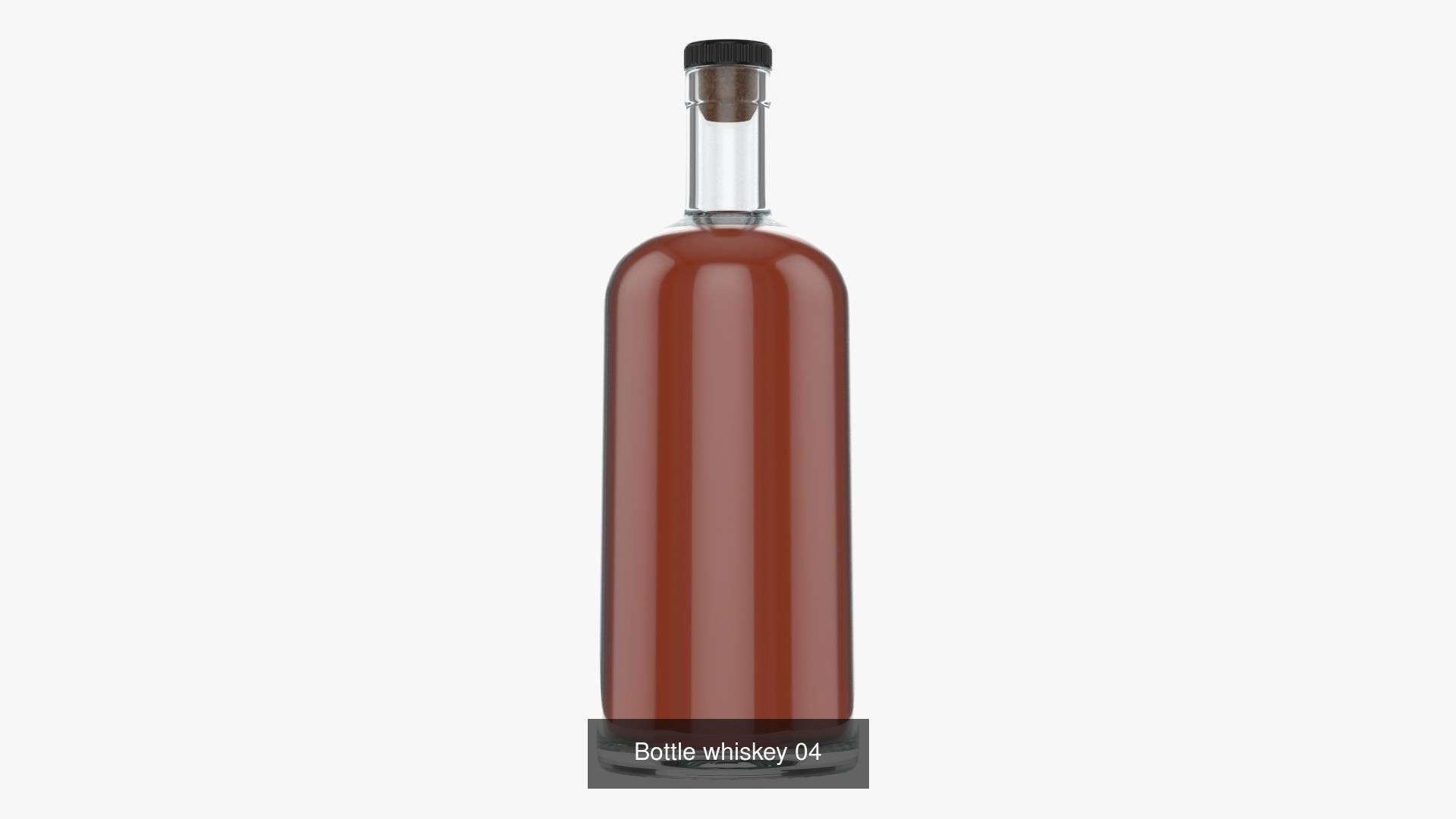 whiskey glass bottles vol1 3D Model Collection_4
