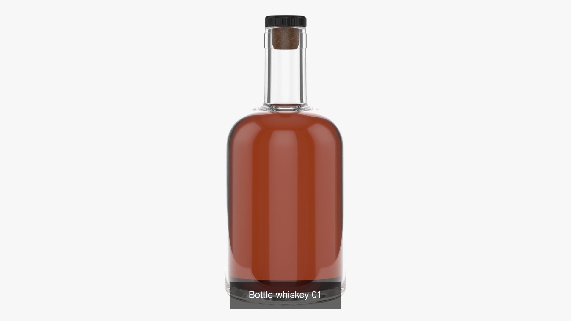 whiskey glass bottles vol1 3D Model Collection_1