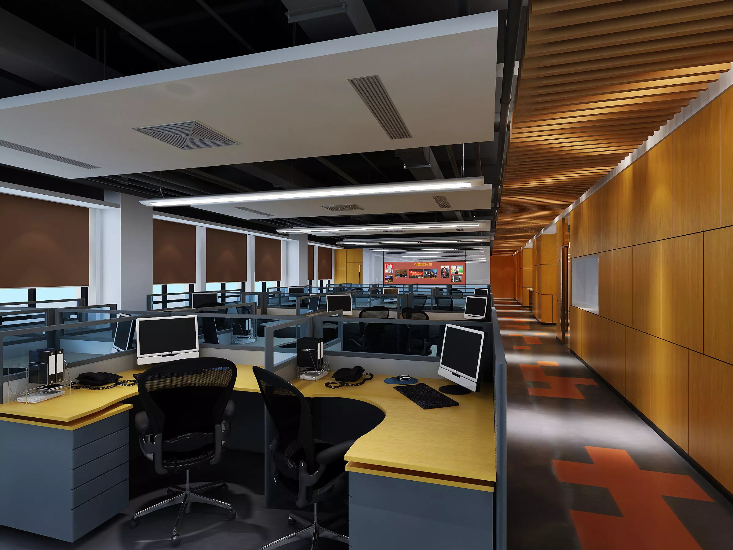 Office Interior Free 3D model