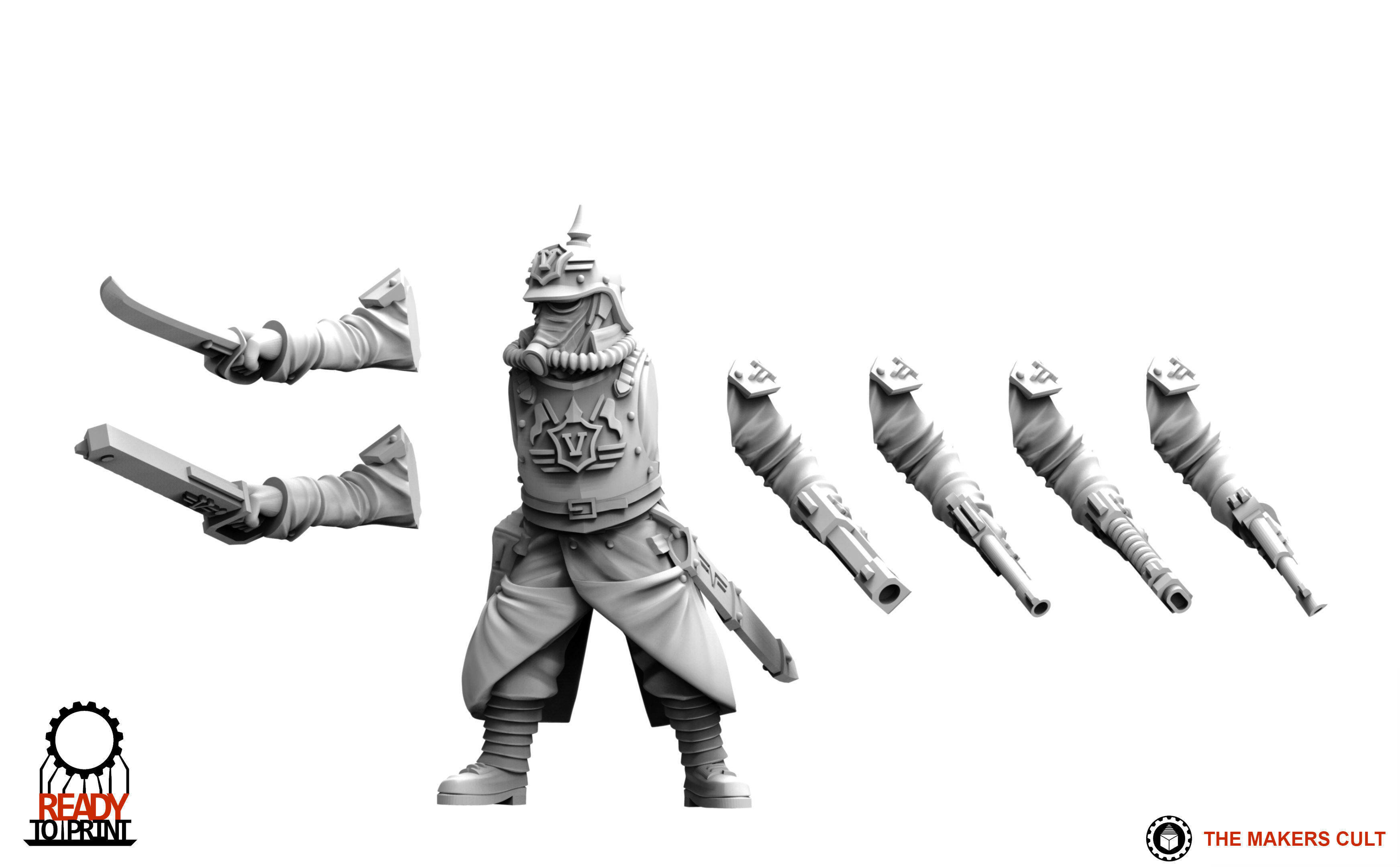 Valour Korps - Lieutenant Hans 3D print model_2