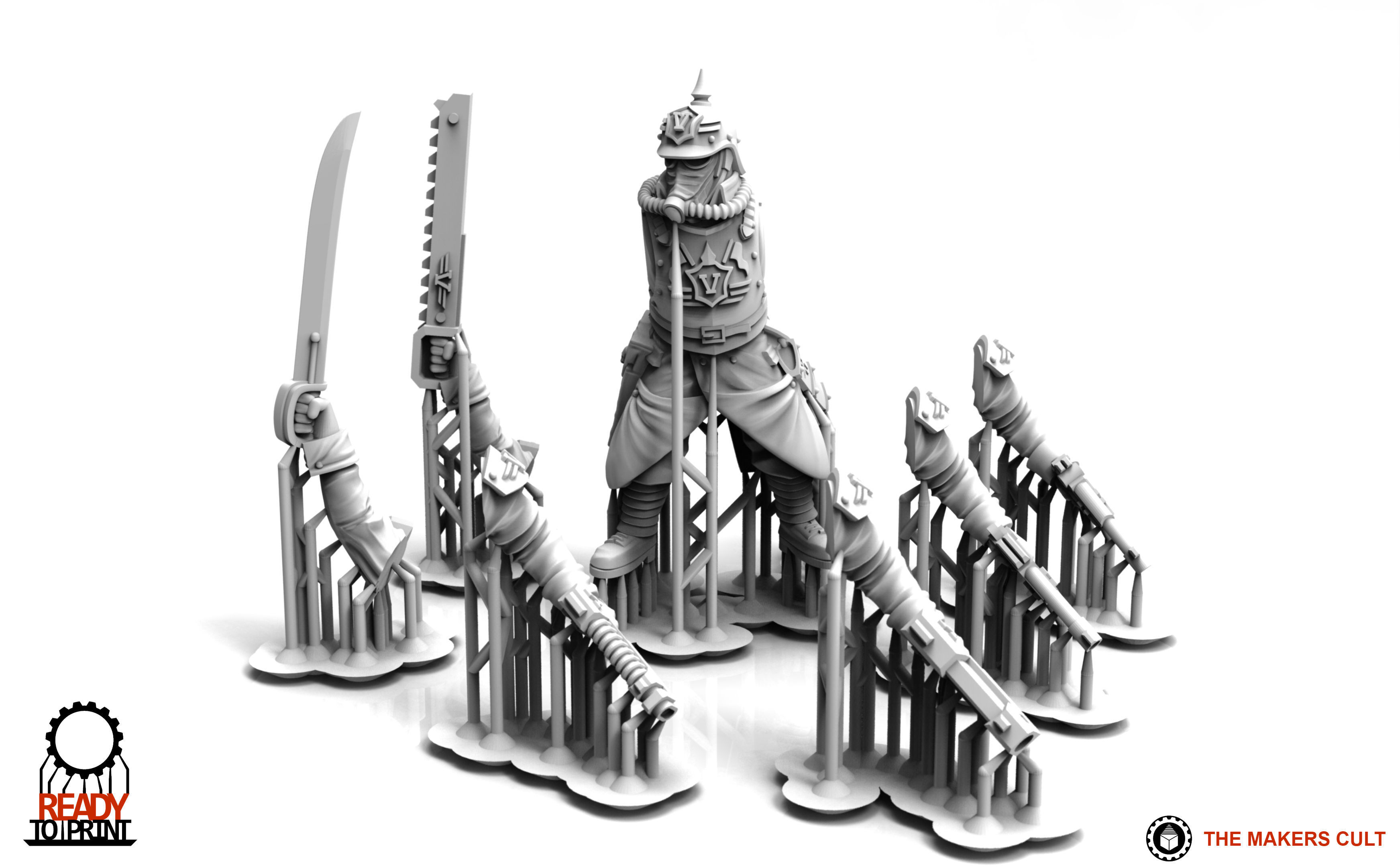 Valour Korps - Lieutenant Hans 3D print model_3