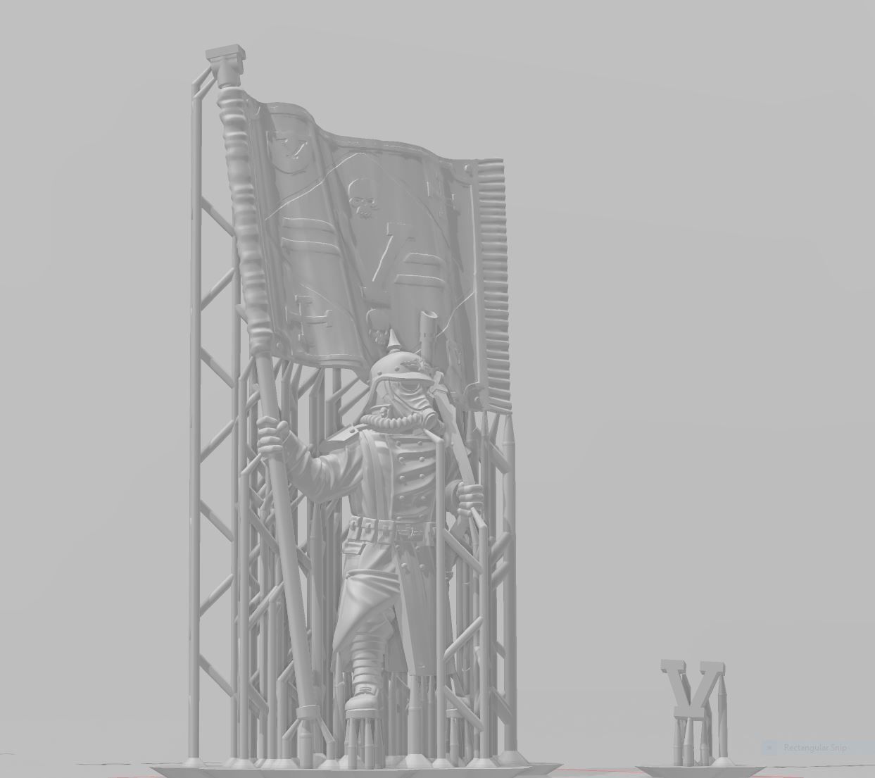 Valour Korps - Company Command 3D print model_5