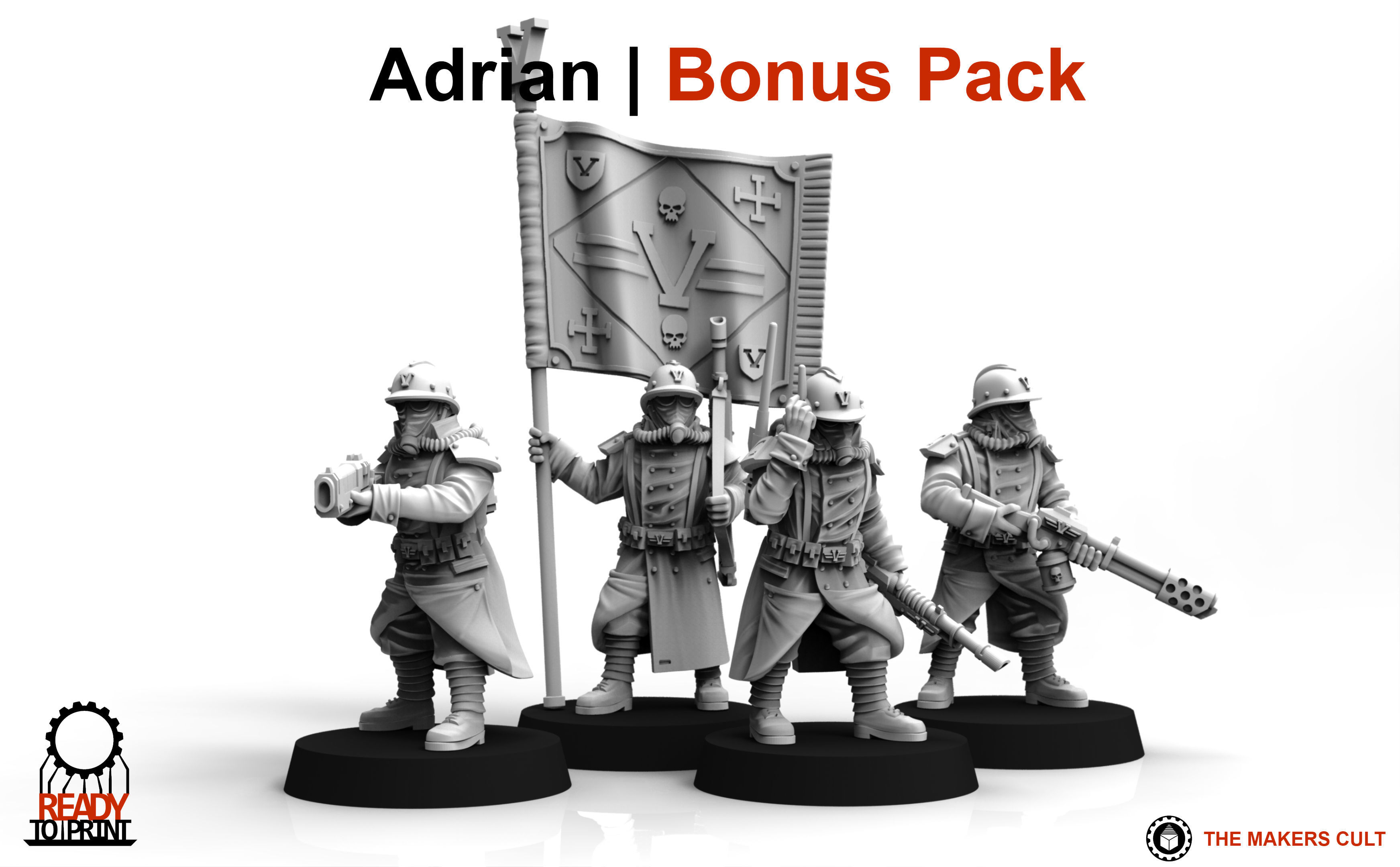 Valour Korps - Company Command 3D print model_1