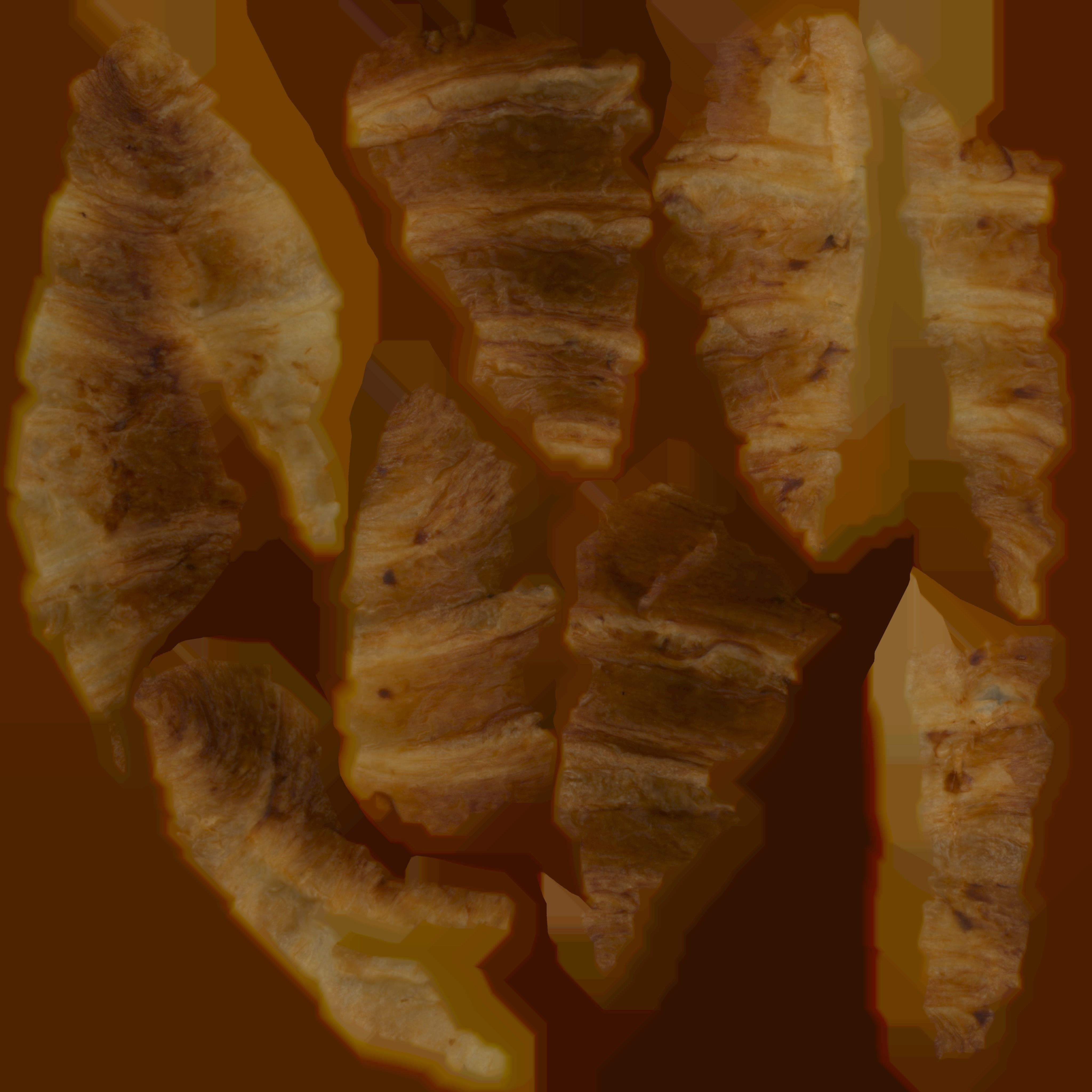 Croissant Low-poly 3D model_16