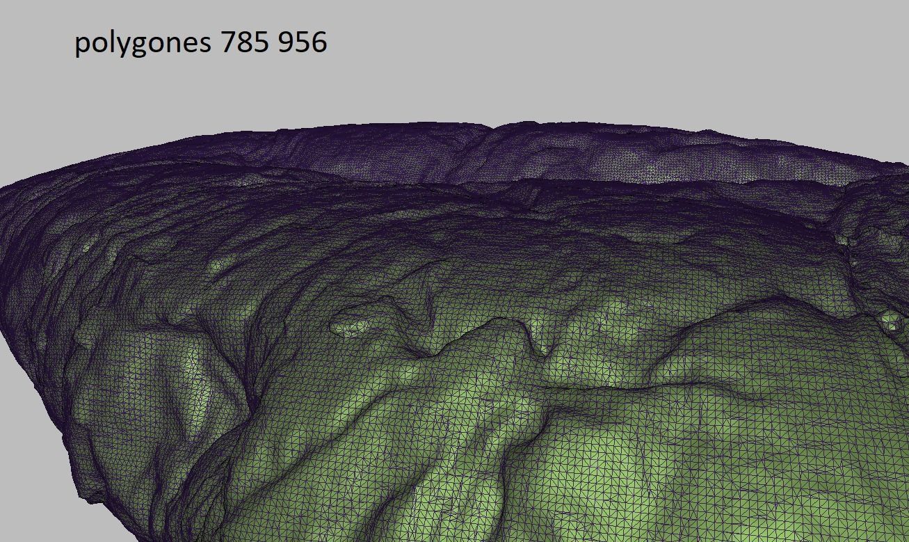 Croissant Low-poly 3D model_10