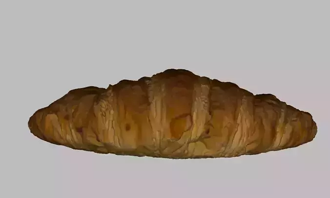 Croissant Low-poly 3D model