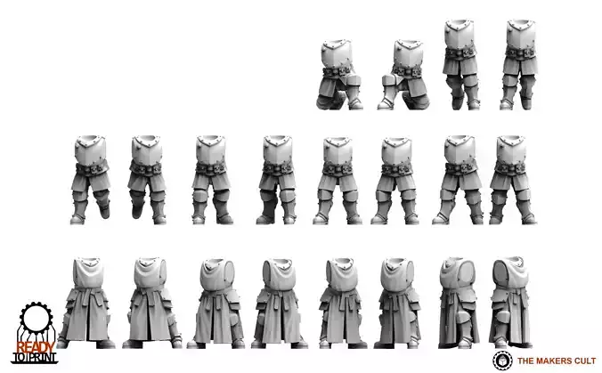 Feudal Guard - Upgrade Pack 2 3D print model