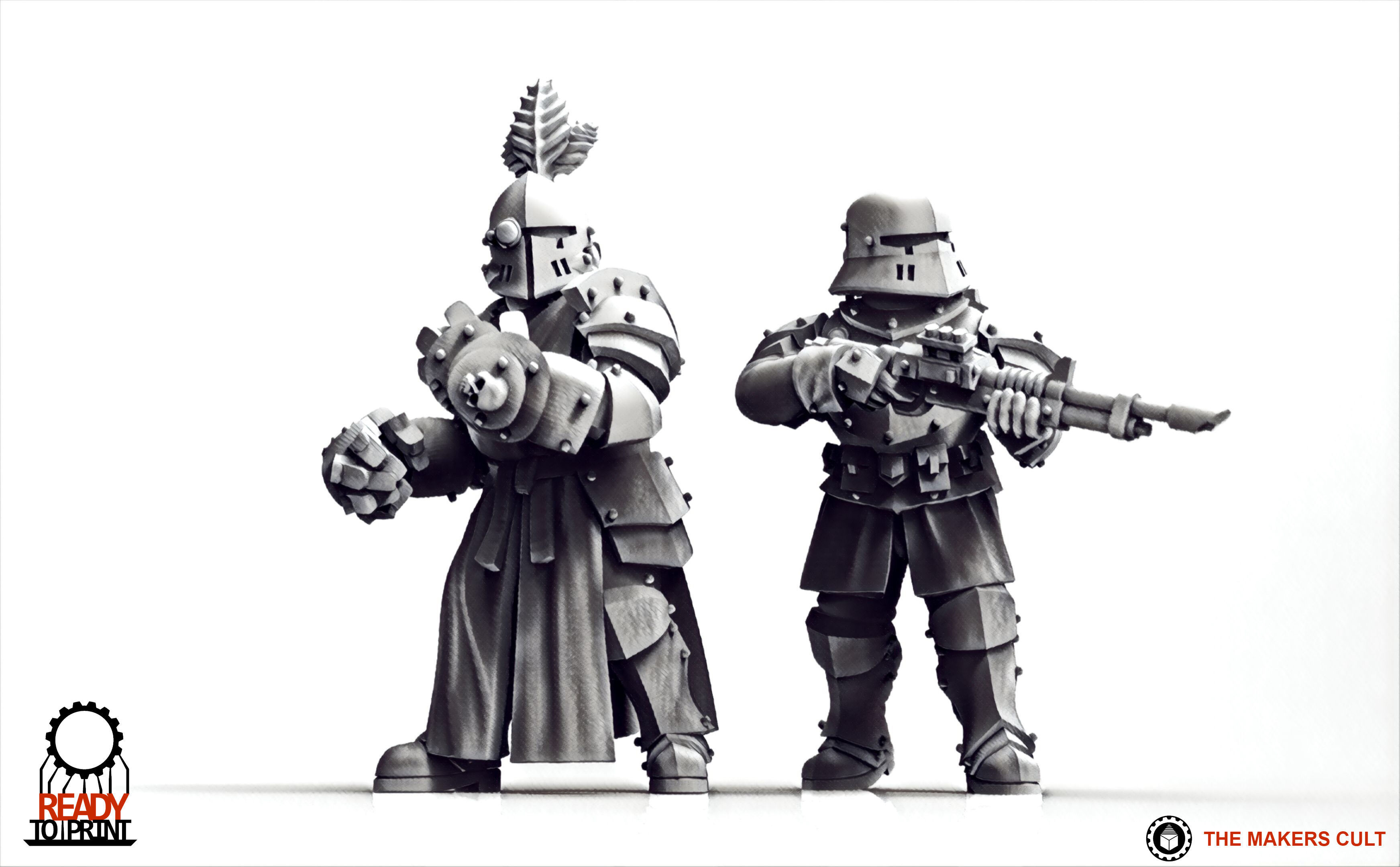 Feudal Guard - Upgrade Pack 2 3D print model_2