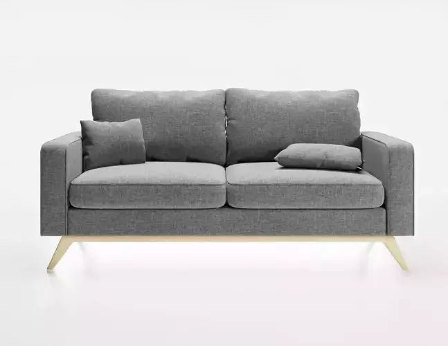 Sofa- scandinavian style- photorealist 3D model