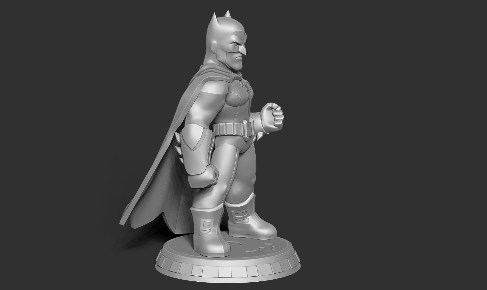 Batman Chibi 3D print model_19