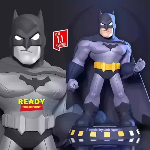 Batman Chibi 3D print model