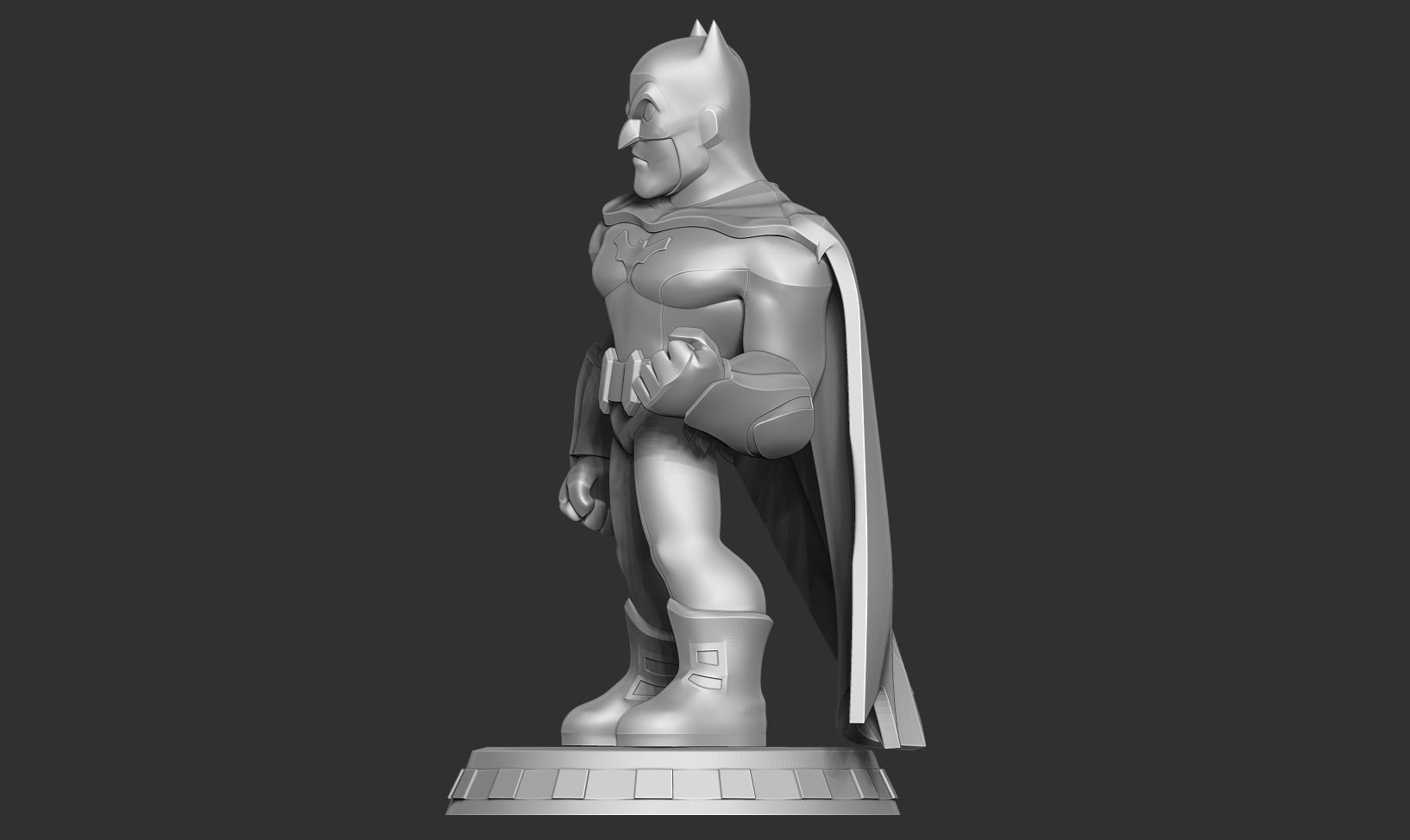 Batman Chibi 3D print model_16