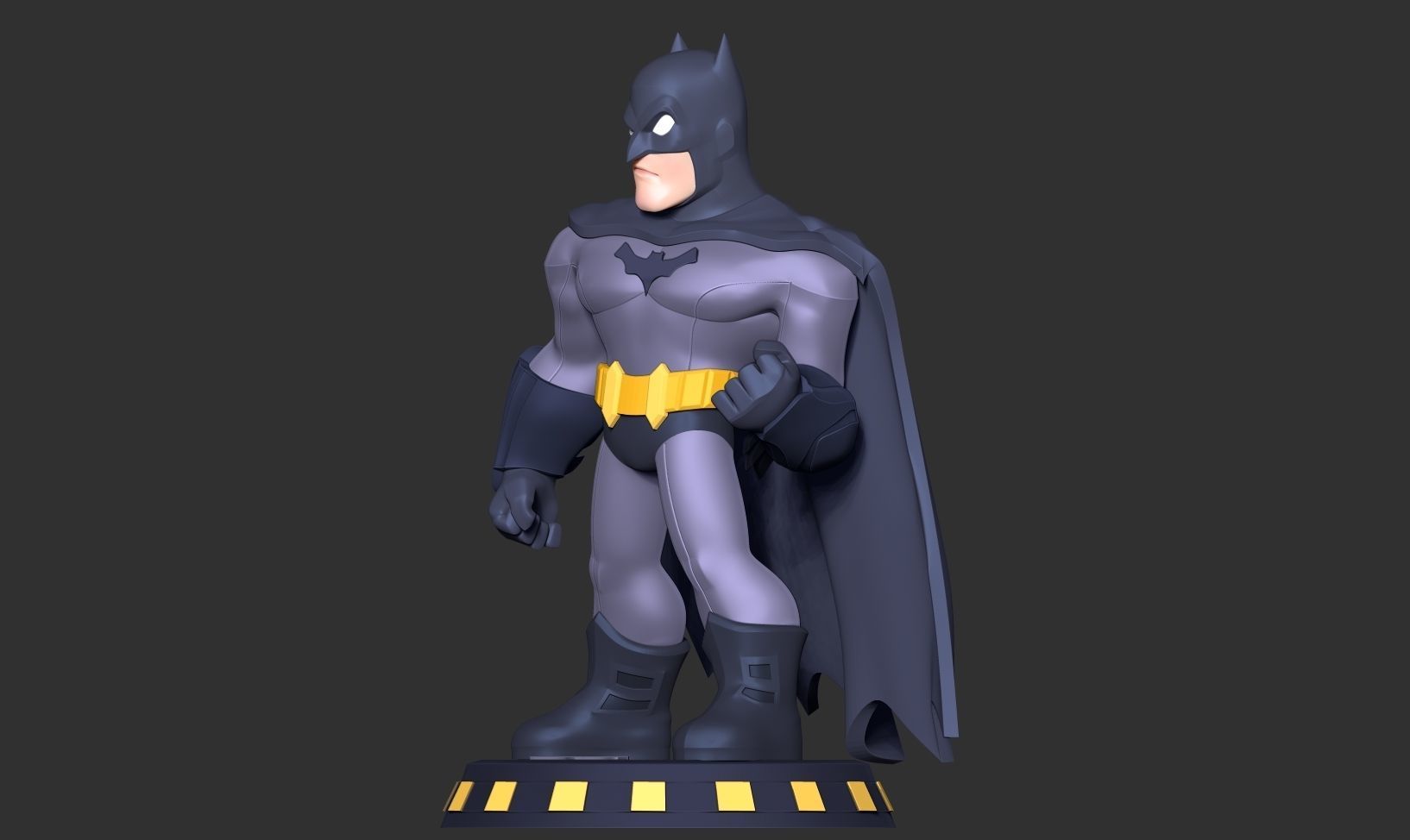 Batman Chibi 3D print model_15