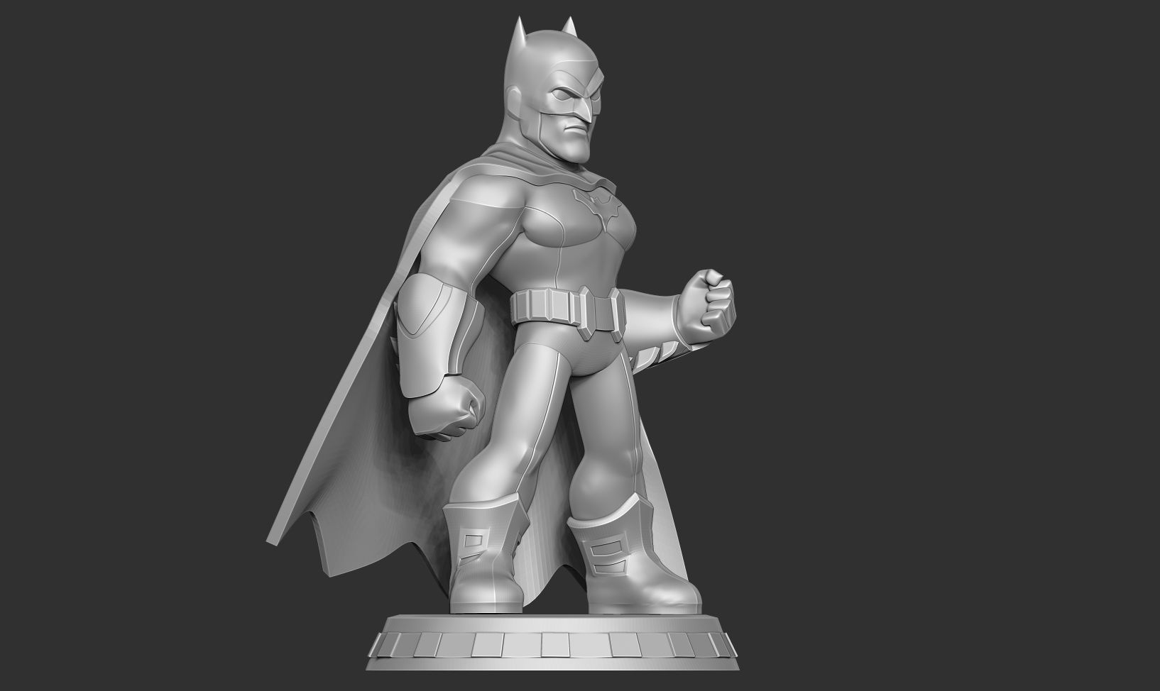 Batman Chibi 3D print model_18