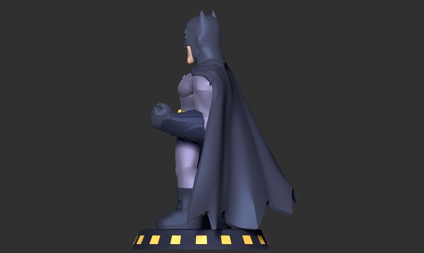 Batman Chibi 3D print model_10