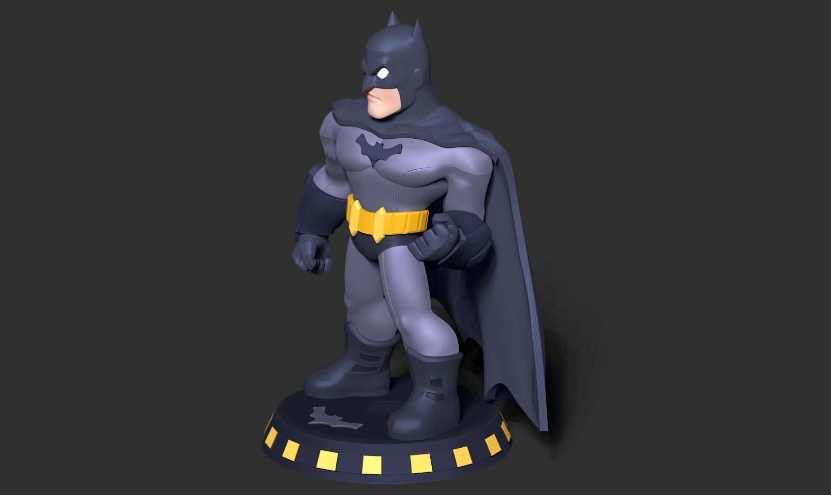 Batman Chibi 3D print model_8